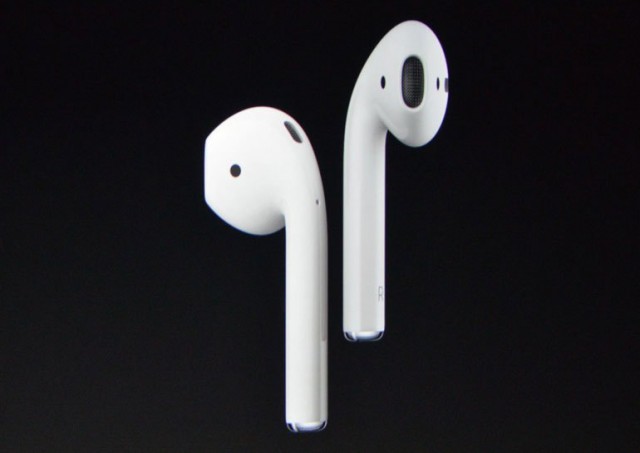 Представлены беспроводные наушники Apple AirPods с микропроцессором Apple W1 стоимостью $159