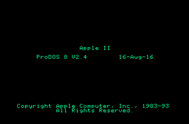 ProDOS: впервые за 23 года выпущено обновление для компьютера Apple II