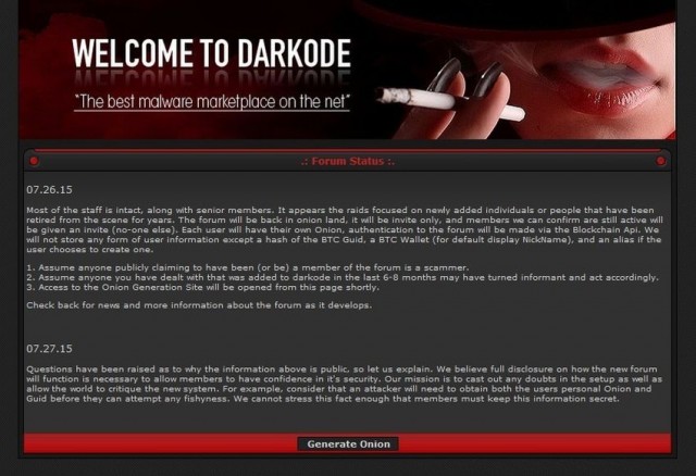 Хакер, продававший спам-ботнет на Darkode, получил условный срок